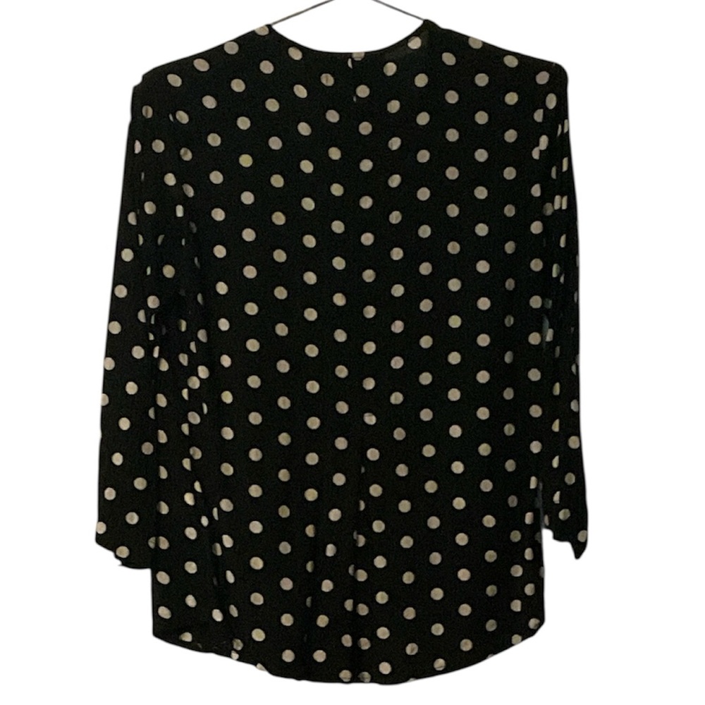 Anthropologie Porridge Polka Dot Long Sleeve Blouse - Picture 3 of 5